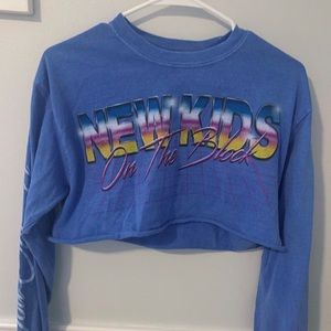 Vintage Cropped long tee